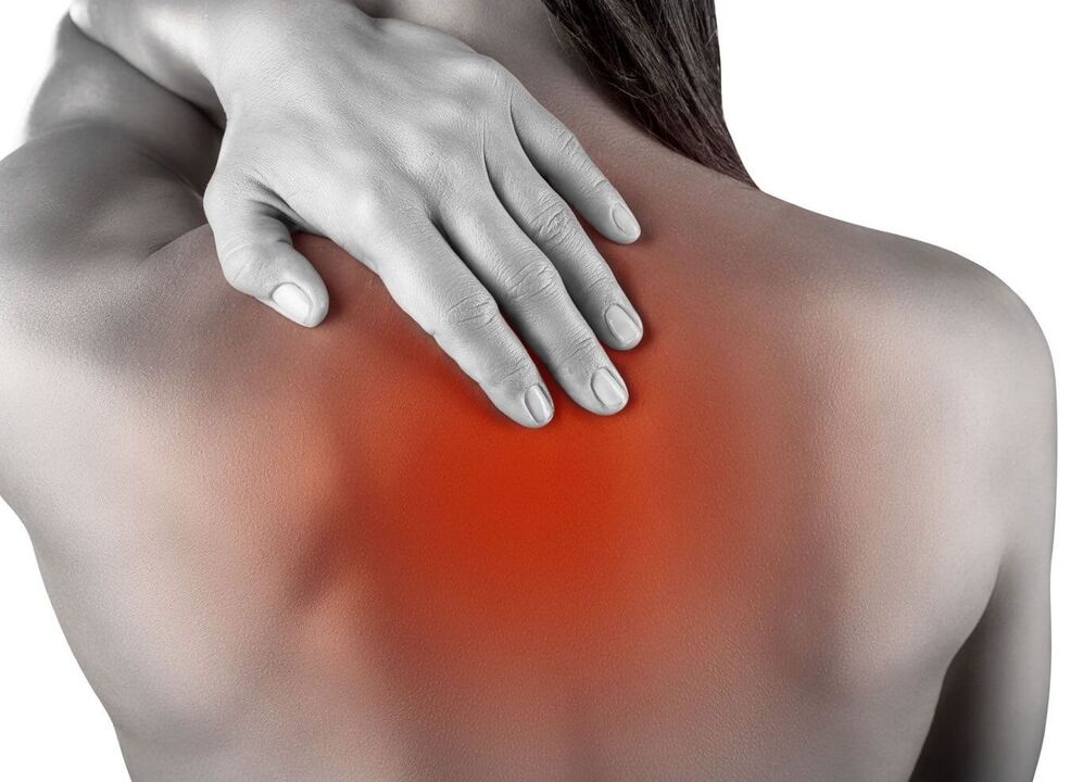ból pleców z osteochondrozą w klatce piersiowej